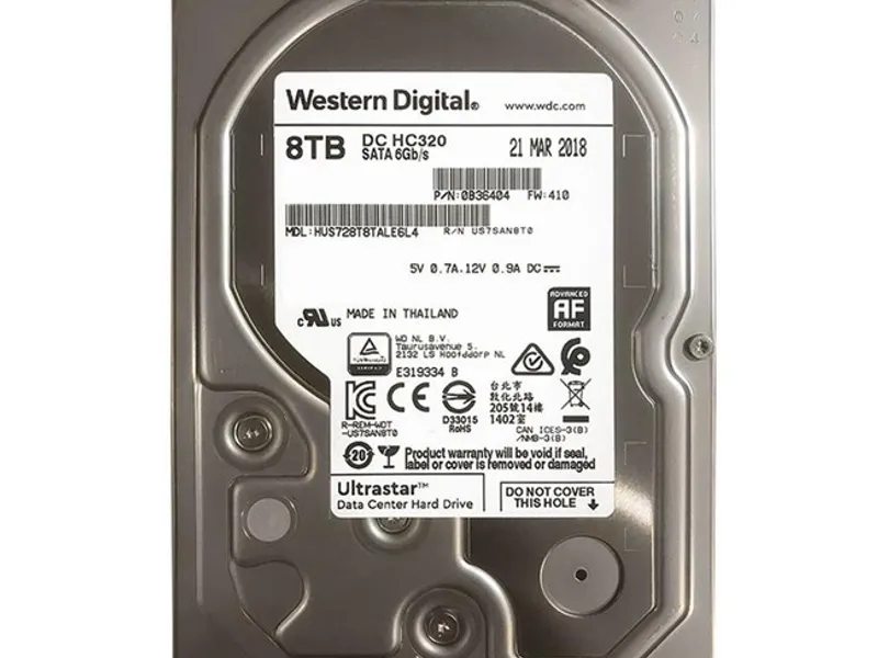WD Ultrastar DC HC320 Enterprise 8TB -0B36404