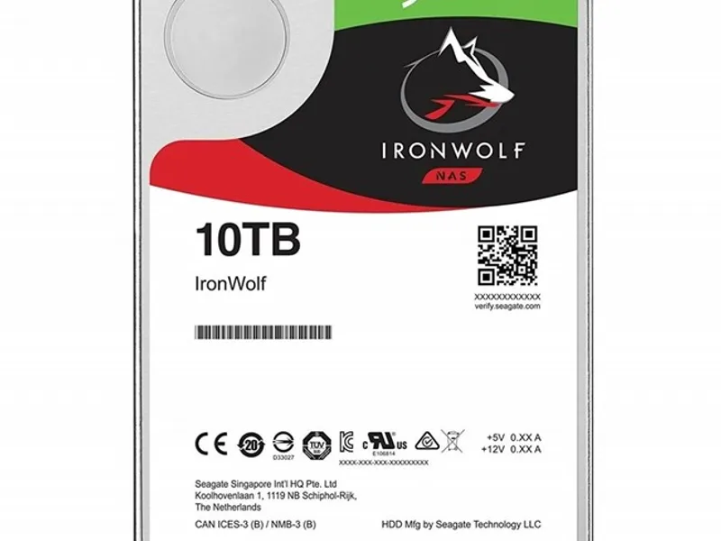 Seagate IronWolf 10TB 7200Rpm 256MB -ST10000VN000