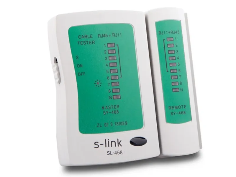 S-Link SL-468 RJ-45,RJ-11 Lüks Kablo Test