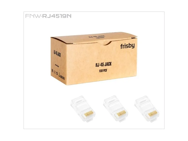 Frisby FNW-RJ4520N UTP Cat6 RJ45 Konnektör 100"lü