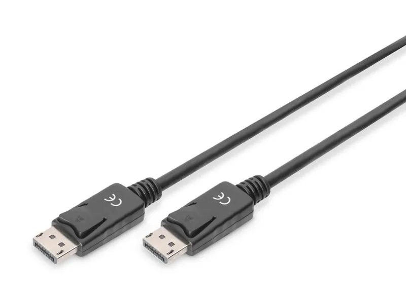 Digitus DisplayPort Kablo Siyah (5m) 4K