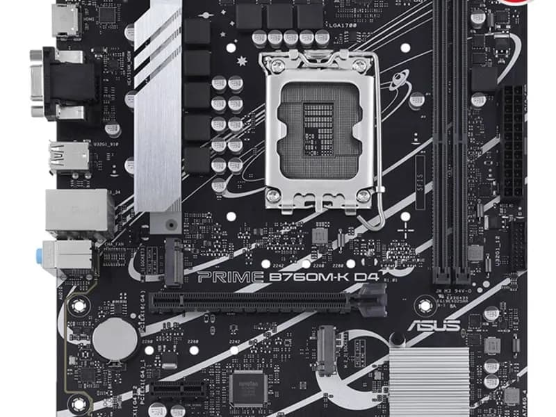 Asus Prime B760M-K D4 1700P Vga Hdmi