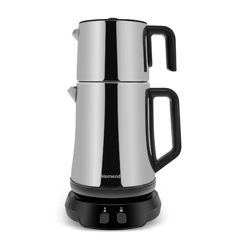 Homend Royaltea Elegant 1776H Parlak Inox Çay Makinesi