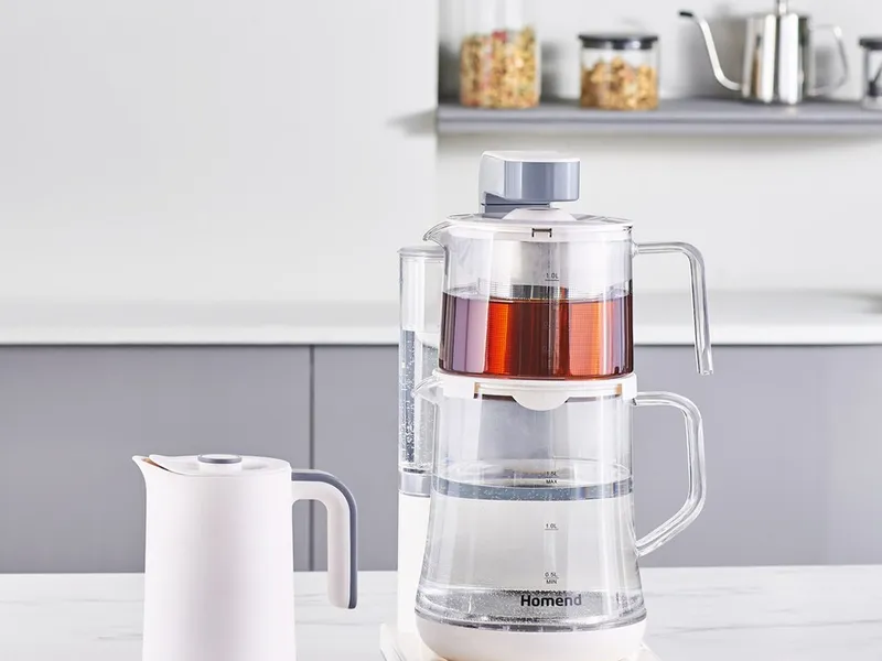 Homend 1781H Smart Royaltea Plus Kahve Modüllü Cam Çay Makinesi