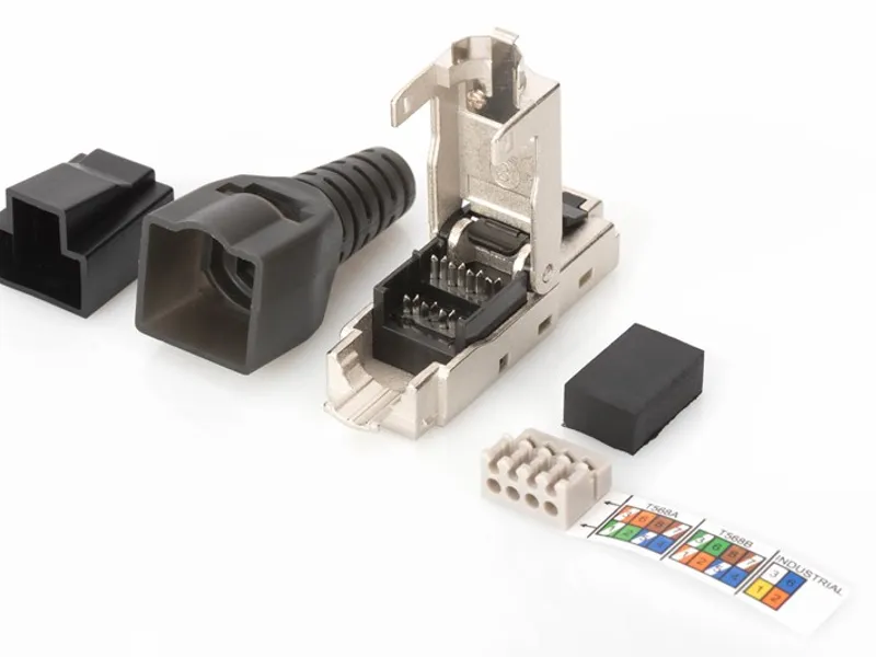 Digitus Zırhlı Saha Tipi RJ45 CAT6A Konnektör