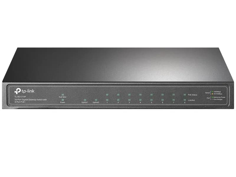 Tp-Link TL-SG1210P 10Port Gigabit 8Port PoE Switch