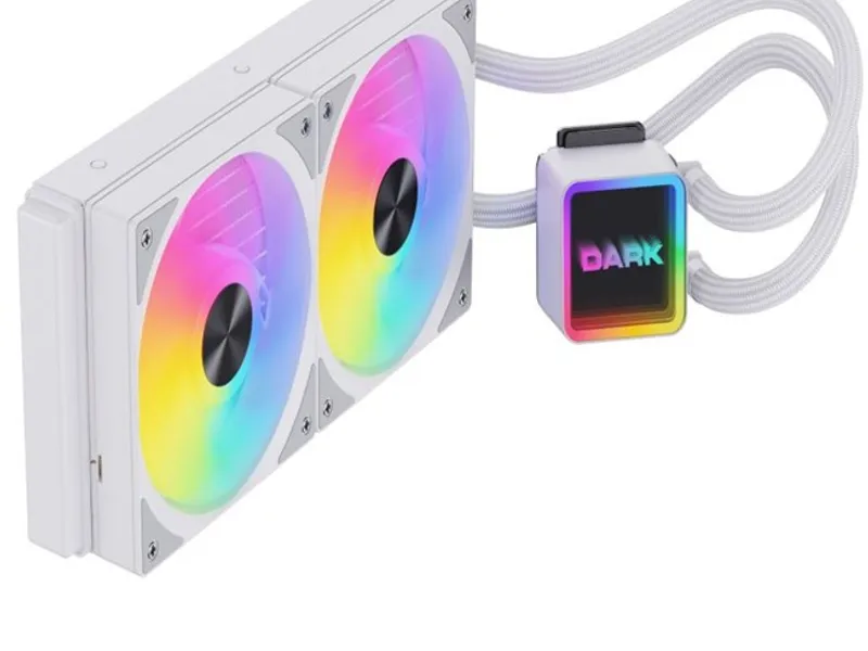 Dark Freezer DKCCW247W FRGB Sıvı Soğutucu Beyaz