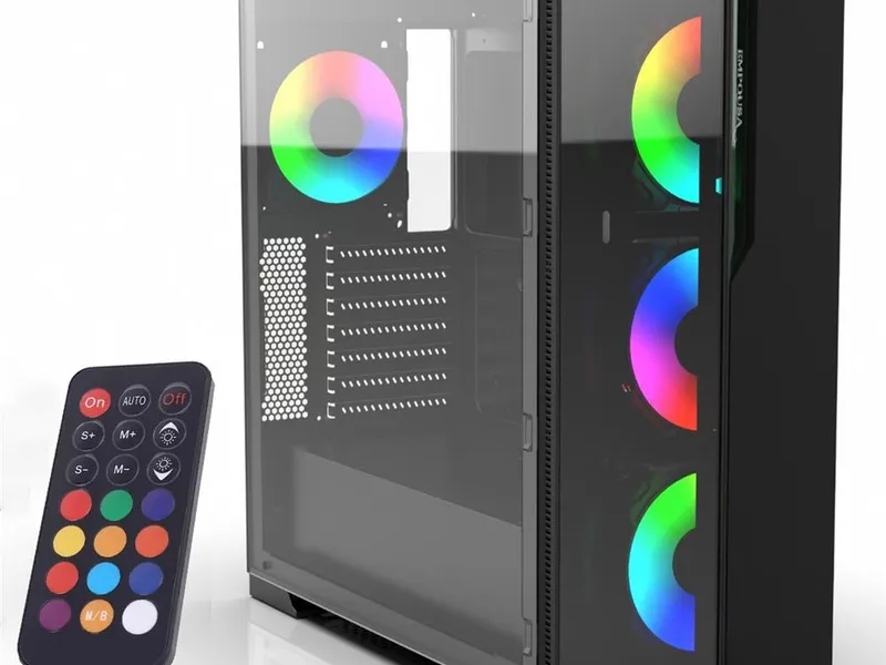 Inca Emg-17XB 4X1200mm Kumandalı ARGB Fan Gaming Computer Case