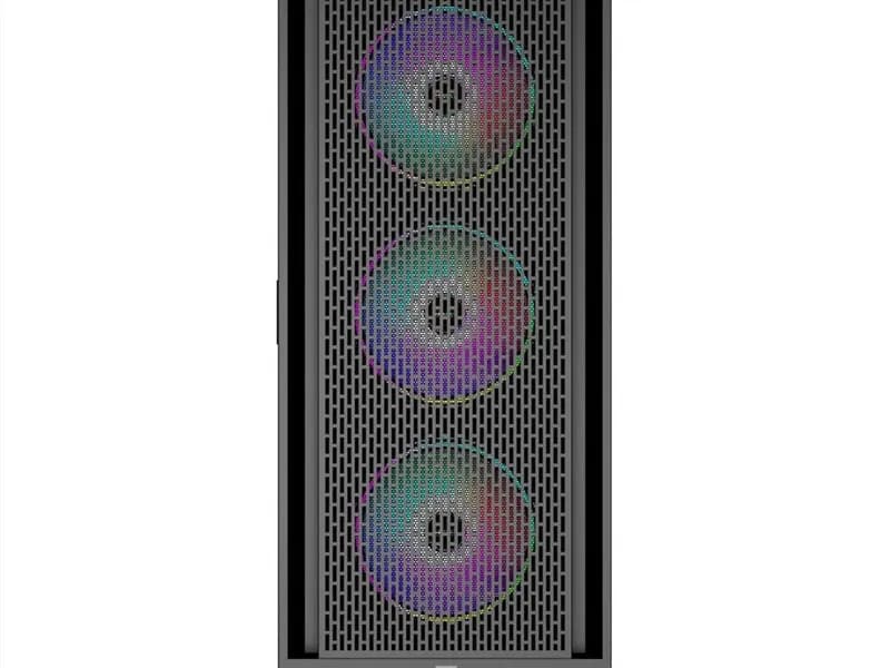 PowerBoost PB-P1600B USB 3.0 Mesh ARGB Fanlı Gaming Siyah Kasa (PSU Yok)