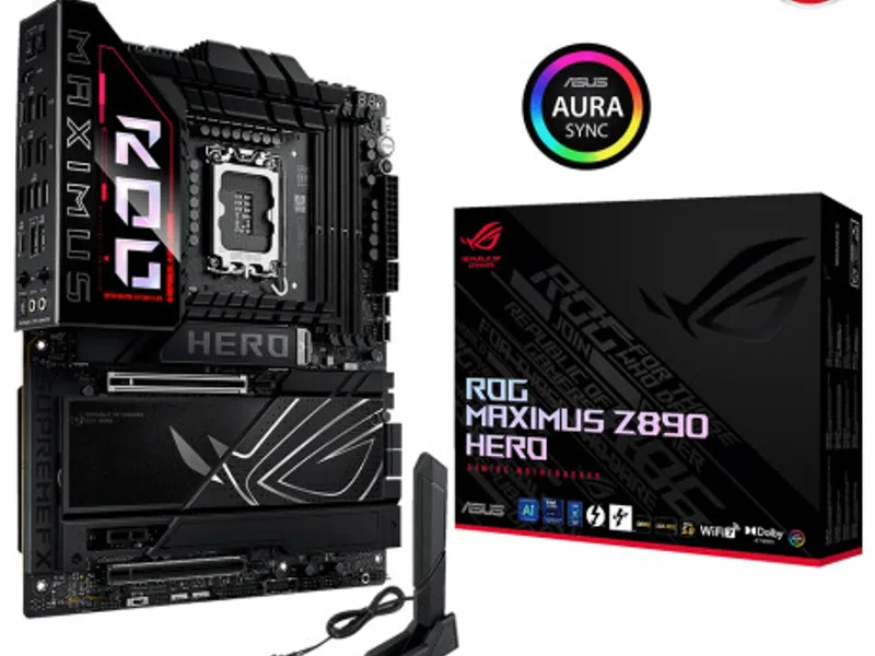 ASUS ROG MAXIMUS Z890 HERO DDR5 6XM2 USB3.2 WIFI7 RGB LAN ATX